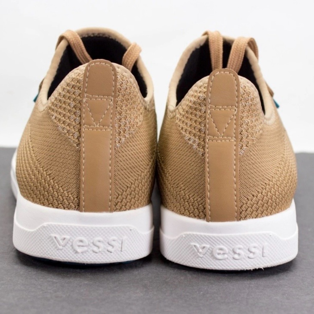 Vessi Weekend 1.5 Sneaker Womens Size US 9 Oak Brown White Waterproof Shoes - Picture 11 of 13